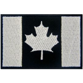 Kanada-Flagge USA stickte Stoff-Ausweis-Flecken geglaubten Papierschutzträger
