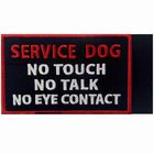 BERÜHREN Sie MICH NICHT kundenspezifische Stoff-Ausweis-Stickerei gesponnene Flecken für Funktions-Hunde