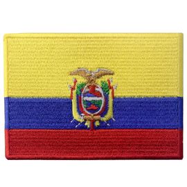 Edge Lock White Merrow Flag Custom Woven Badges Embroidered Polyester