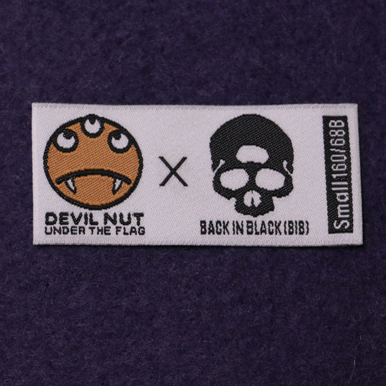 Heat Cut Garment Straight Cut Name Labels For Clothes Custom Brand Logo