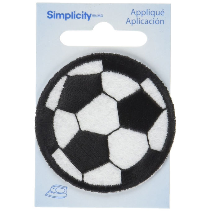 Kundengebundenes Fußball-Eisen auf den gestickten Flecken bunt für Taschen/Kappen