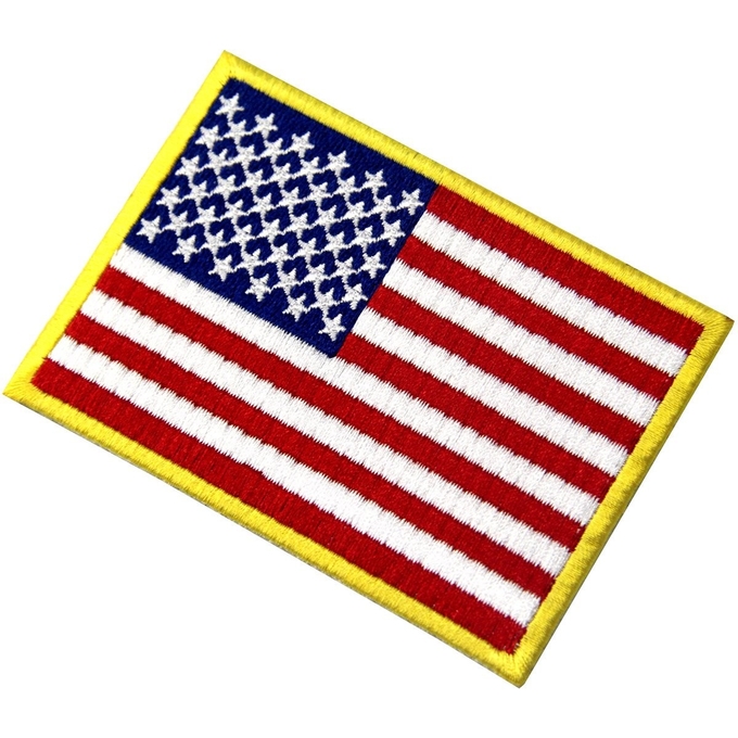 Amerikanische US-Flaggen-kundenspezifische Flausch-Flecken/waschbare taktische Ausweise